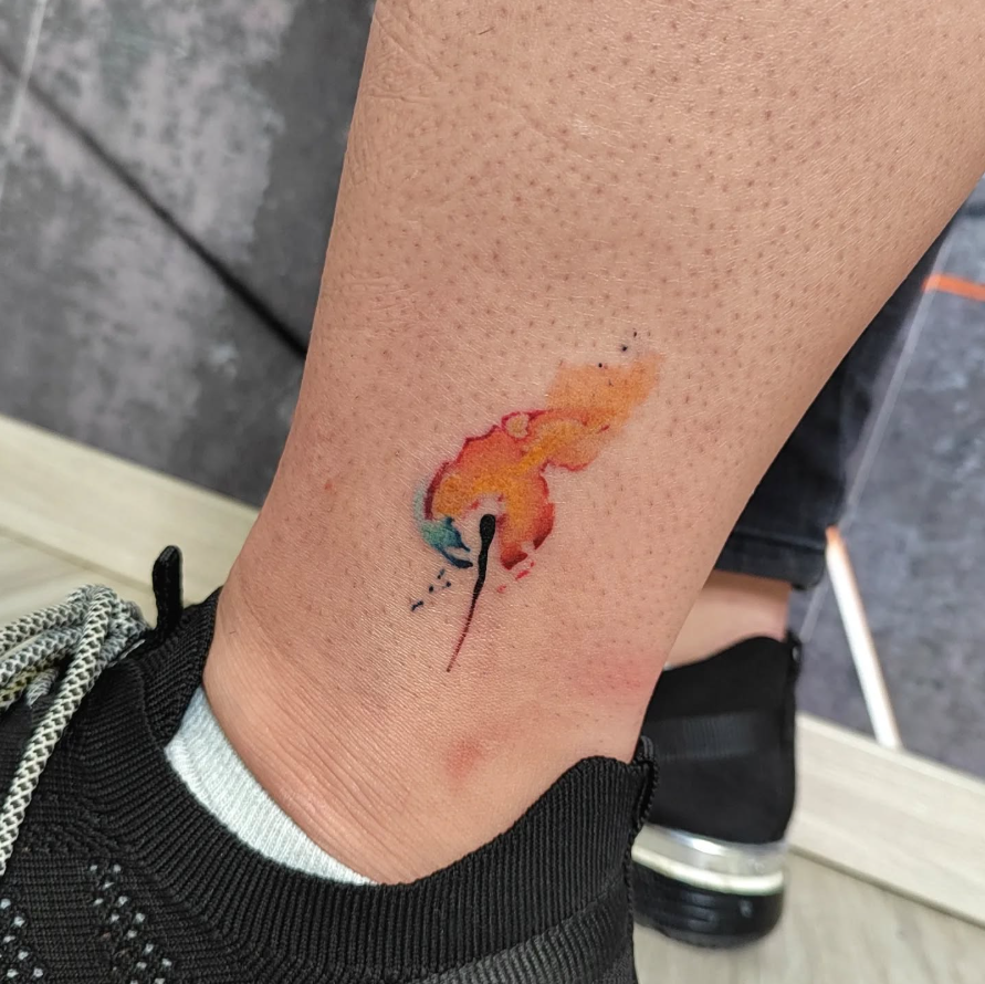 Akvarell tetoválás